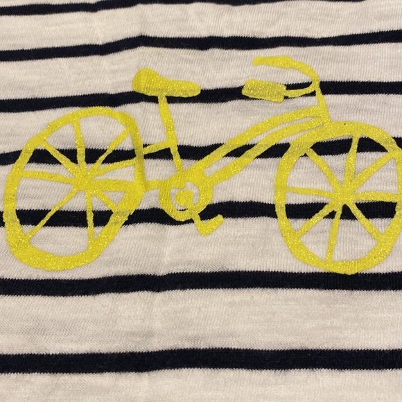 Girl’s Size 3 T-shirt Bundle of 2: GAP Pink Sleeves with Bicycle & Hooded Tunic - Picture 3 of 12